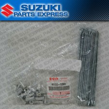 NUEVO 2002 - 2023 ORIGINAL OEM SUZUKI RM 85 RM 85 JUEGO DE RADIOS RUEDA TRASERA 65320-02B60