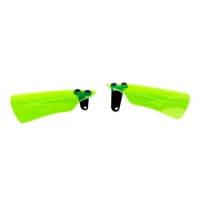 Green Acrylic Hand Grips Windshield Fits Harley Softail Dyna Street Bob Fat Bob 