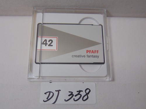 Carta da ricamo PFAFF 7560 fantasia creativa usata # 42 bambino - Foto 1 di 2