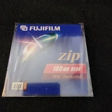 Fuji Film 100 MB Mac Formatted Zip Disk New Sealed 