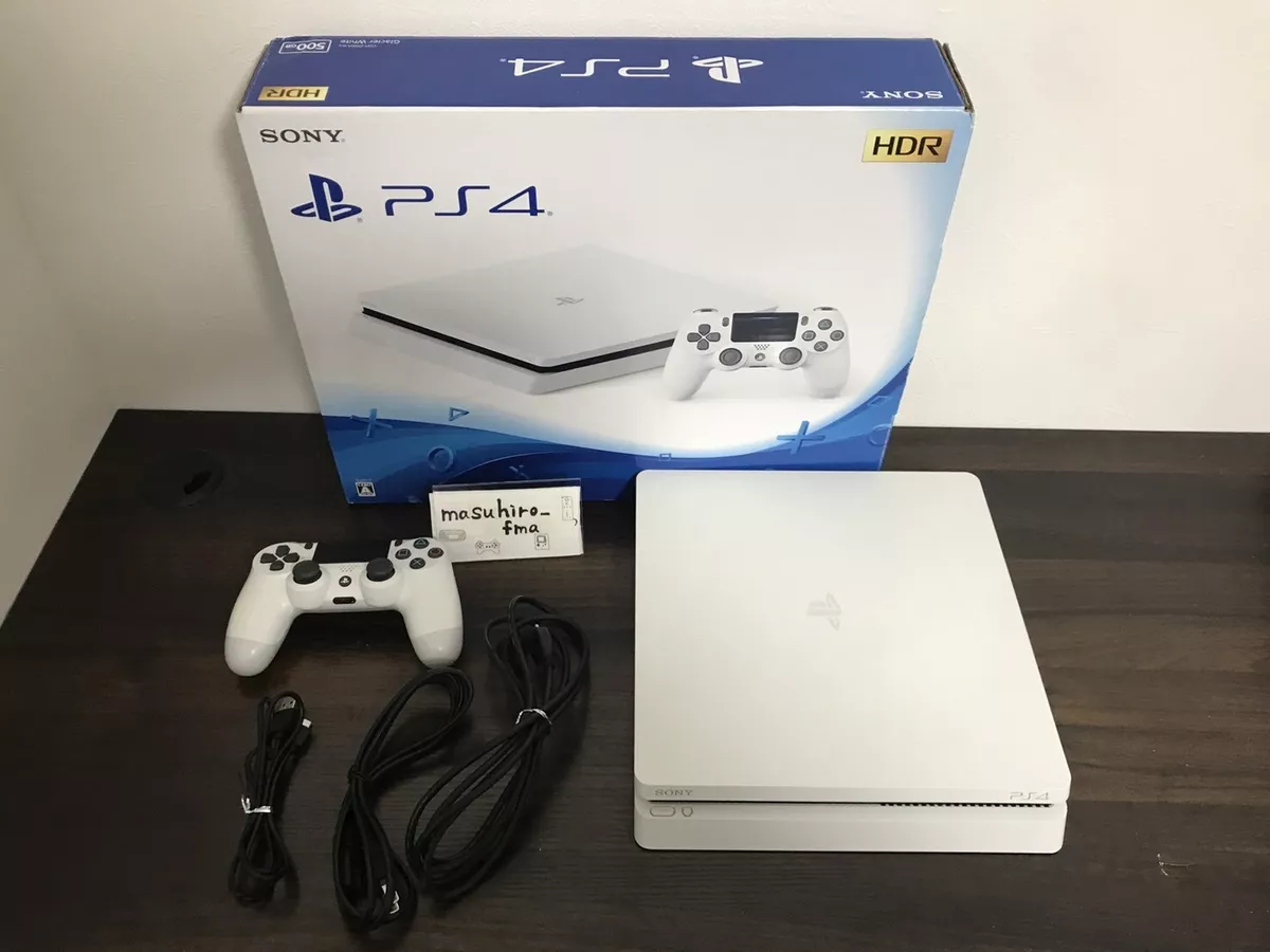 SONY Playstation 4 PS4 Glacier White Console 500GB CUH-2100AB02 w/box