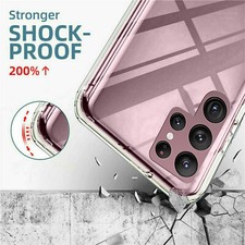 For Samsung S25/S24/S23/S22/Note20 360 Fullbody Screen Cover Clear TPU PC Case