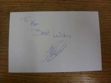2004-date Autographed White Card: Ruddy, John - England [1 Cap], Everton, Walsal
