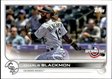 2022 Topps Opening Day #96 Charlie Blackmon NM-MT Rockies ID:41853