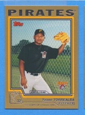 2004 Topps Traded Gold #T189 Yoann Torrealba Pirates 1587/2004