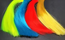 FISHAIR- Fine Fish Fibers - Bucktail Substitute - Fly Tying Materials - 4 COLORS