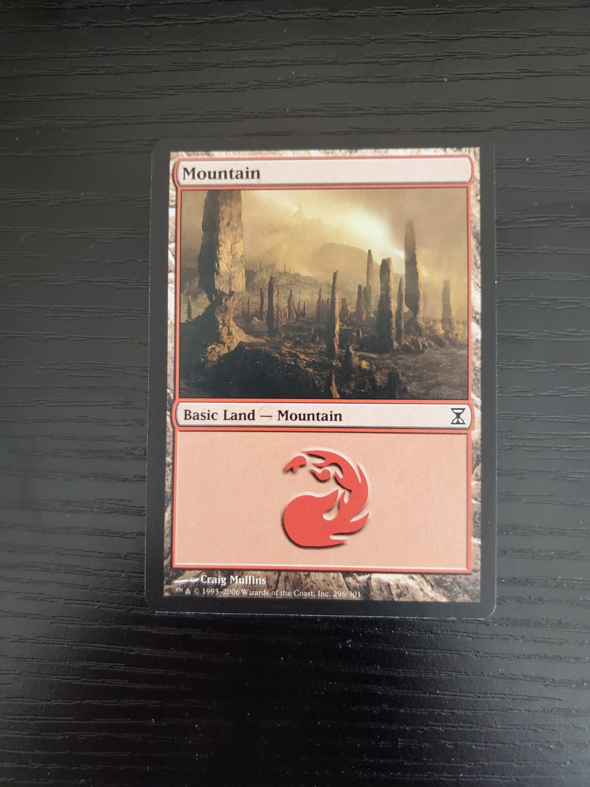 MTG Magic the Gathering Time Spiral - Mountain - 296/301 - NM