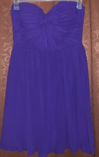 Minuet Strapless Dress Gown Size M Medium Purple Prom New Nwt