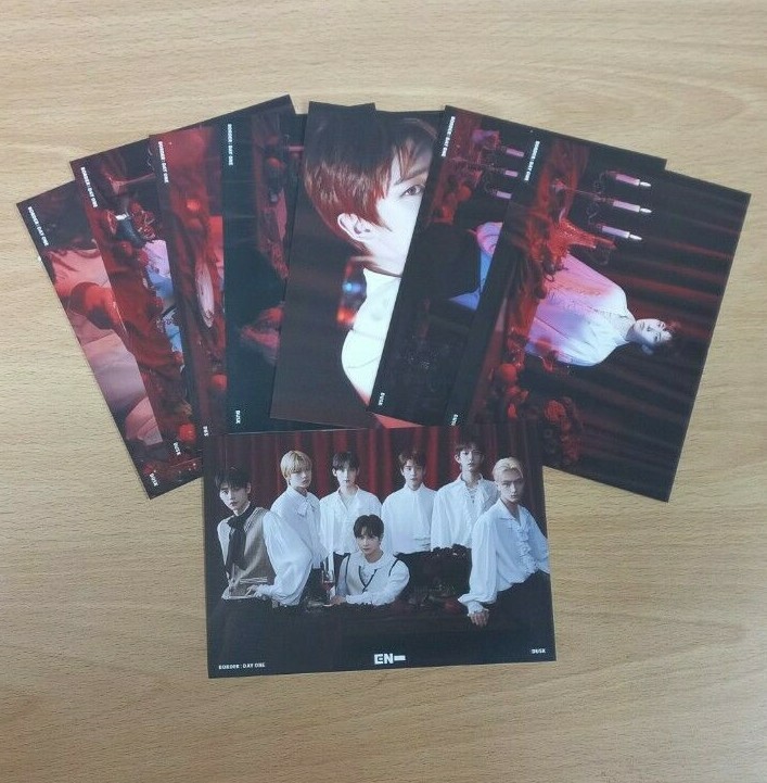 ENHYPEN BORDER : DAY ONE DUSK Ver Official Postcard set (8ea) | eBay