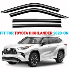 Rain Guards Vent Visors Shade for 2020-2026 Toyota Highlander
