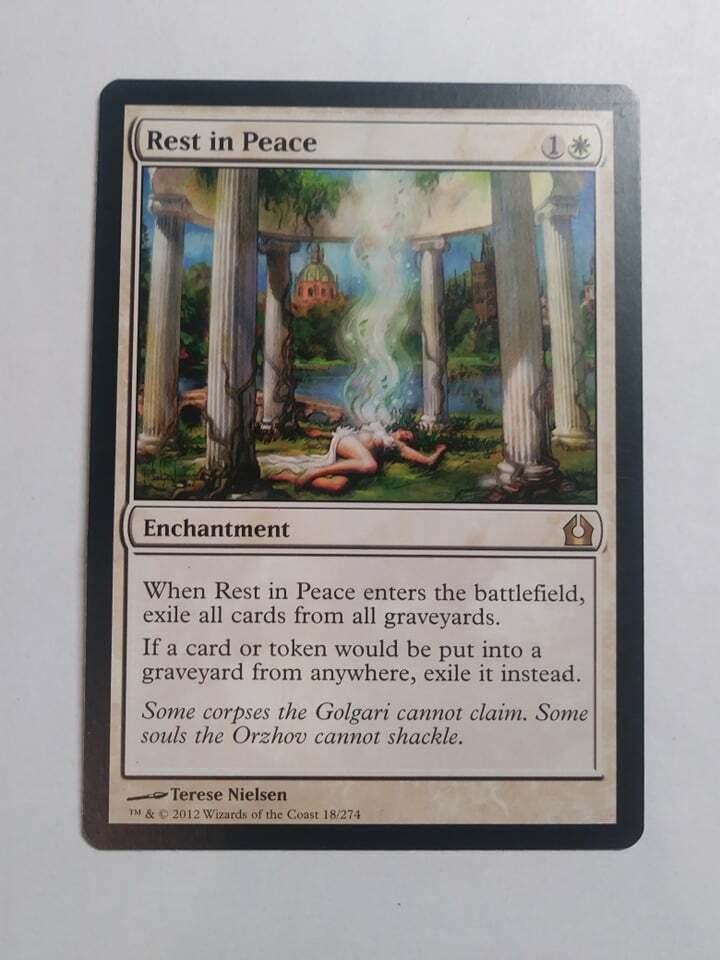 mtg cards like rest in peace | Secret Lair When Rest in Peace enters the battlefield ACR] Rest in Peace (TCGplayer)