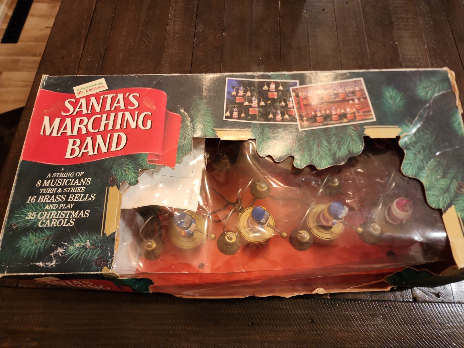 Mr. Christmas Santa's Marching Band 1992 Plays 35 Songs w/Box Works