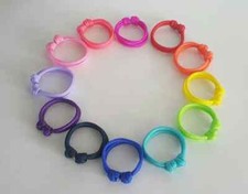 Whelping ID Adjust. Puppy Collars Set of 2 for NB-8 w/o Medium Size breed dogs