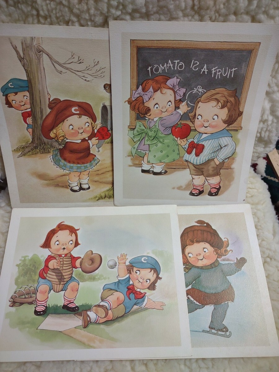 1970’s Campbell Soup Kid キャンベルキッズ 男女2体 4 Vintage CAMPBELLS Soup KIDS Prints/Pictures 8” X 10” | eBay