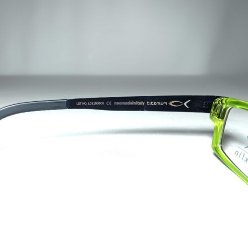 Brille, rechteckig, oval, Blackfin, Luxusgestell, Reintitan, NOS - Bild 8 von 11