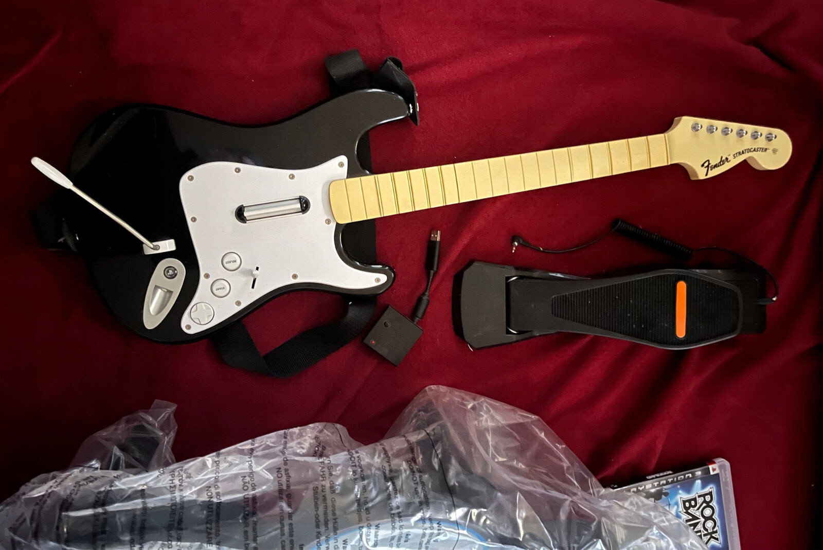 PS3 Playstation Rock Band Drum Kit, Microphone, Guitar +Dongle, Game eBay