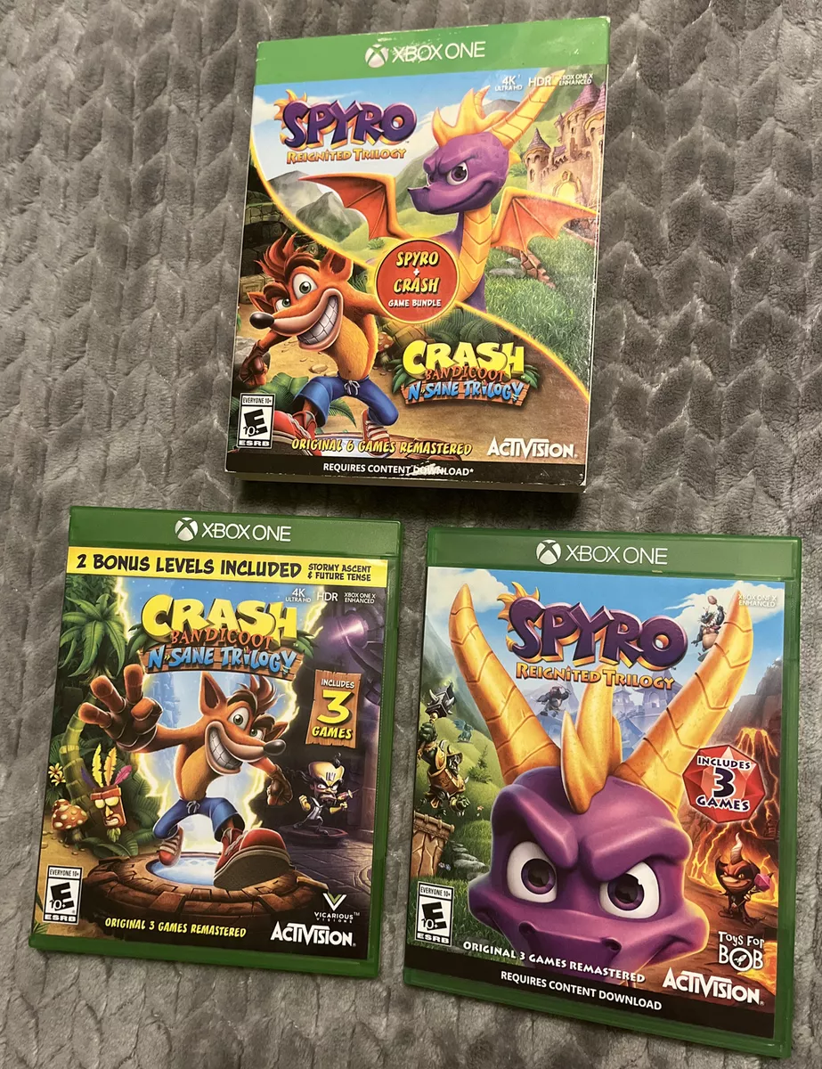 Spyro Reignited Trilogy + Crash Bandicoot N. Sane Trilogy Bundle