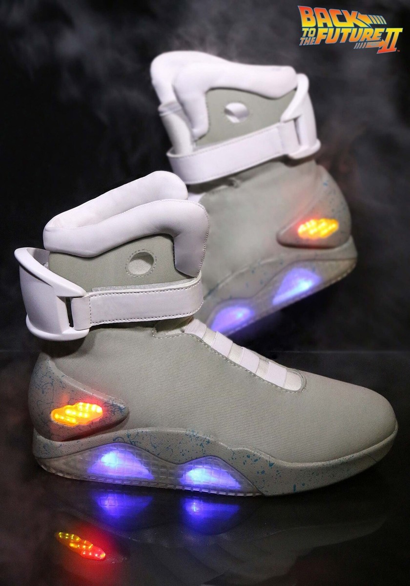 LED Light Up Back to the Future Shoes Size 11 (right shoe will