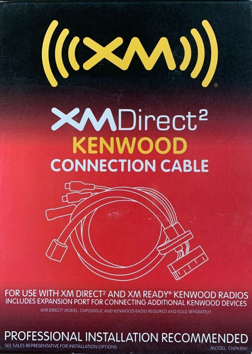 New Sealed XM Direct2 CNPKEN1 XM Kenwood connection cable Audiovox