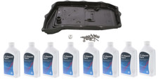 Transmission Oil pan & Filter Kit w/ 8L ATF ZF OEM for AUDI Q7 Q8 S5 S6 SQ5