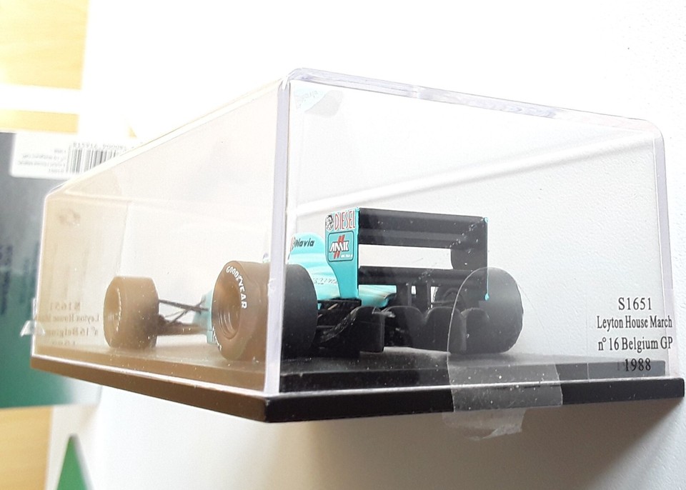 Spark 1/43 Leyton House March 881 16 Ivan Capelli 3rd Belgium GP 1988