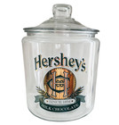 Vintage Large Hershey’s Milk Chocolate Counter Display Candy Jar 10 1/2”