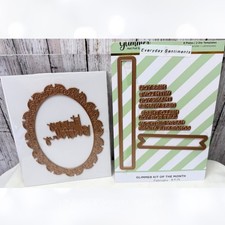 Spellbinders Glimmer EVERYDAY SENTIMENTS Frame Hot Foil Plates
