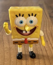 Bob Esponja Pantalones Cuadrados Figura Burger King Juguete De Colección Movible Hacedor de Ruido Silly