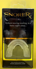 SnoreRx Anti-Snoring Mouthguard Clear Micro-Fit Thermoplastic Mouthpiece no date