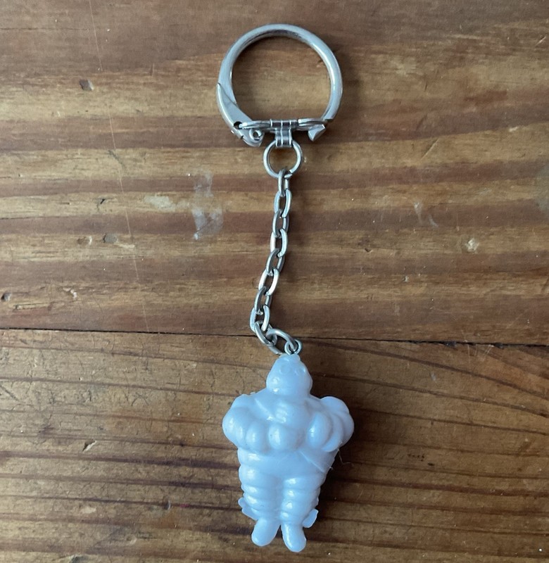 Vintage MICHELIN MAN Keychain Plastic from the 1960’s