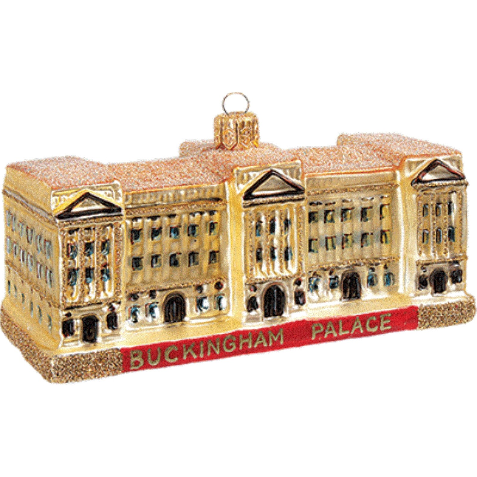 Buckingham Palace London England Polish Glass Christmas Ornament Decoration