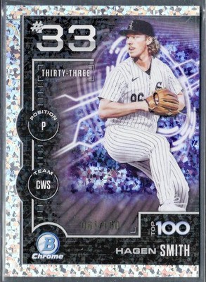 2025 Bowman - Bowman Scouts Top 100 Chrome Hagen Smith #BTP-33 Mini-Diamond /150