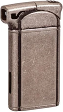 Vertigo by Lotus Crosby Single Soft Flame Pipe Lighter with Tamper (Pewter) 8266