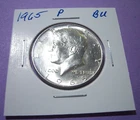 1965-P Kennedy Half Dollar 40% Silver BU Collectible US Coin