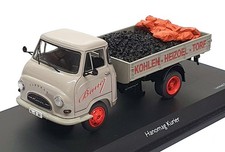 Schuco 1/43 Scale Diecast 03256 - Hanomag Kurier Truck Bauer - Grey