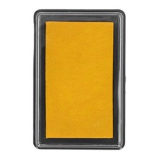 (Yellow Ink)Baby Footprint Ink Pad Reusable Safe Feet And Hands Stamp With