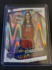 2025 Panini Prizm WNBA #148 Sonia Citron Rookie Variation White Seismic Prizm RC