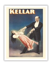 Harry Kellar - Levitation of Princess Karnac - Vintage Magic Poster c.1894