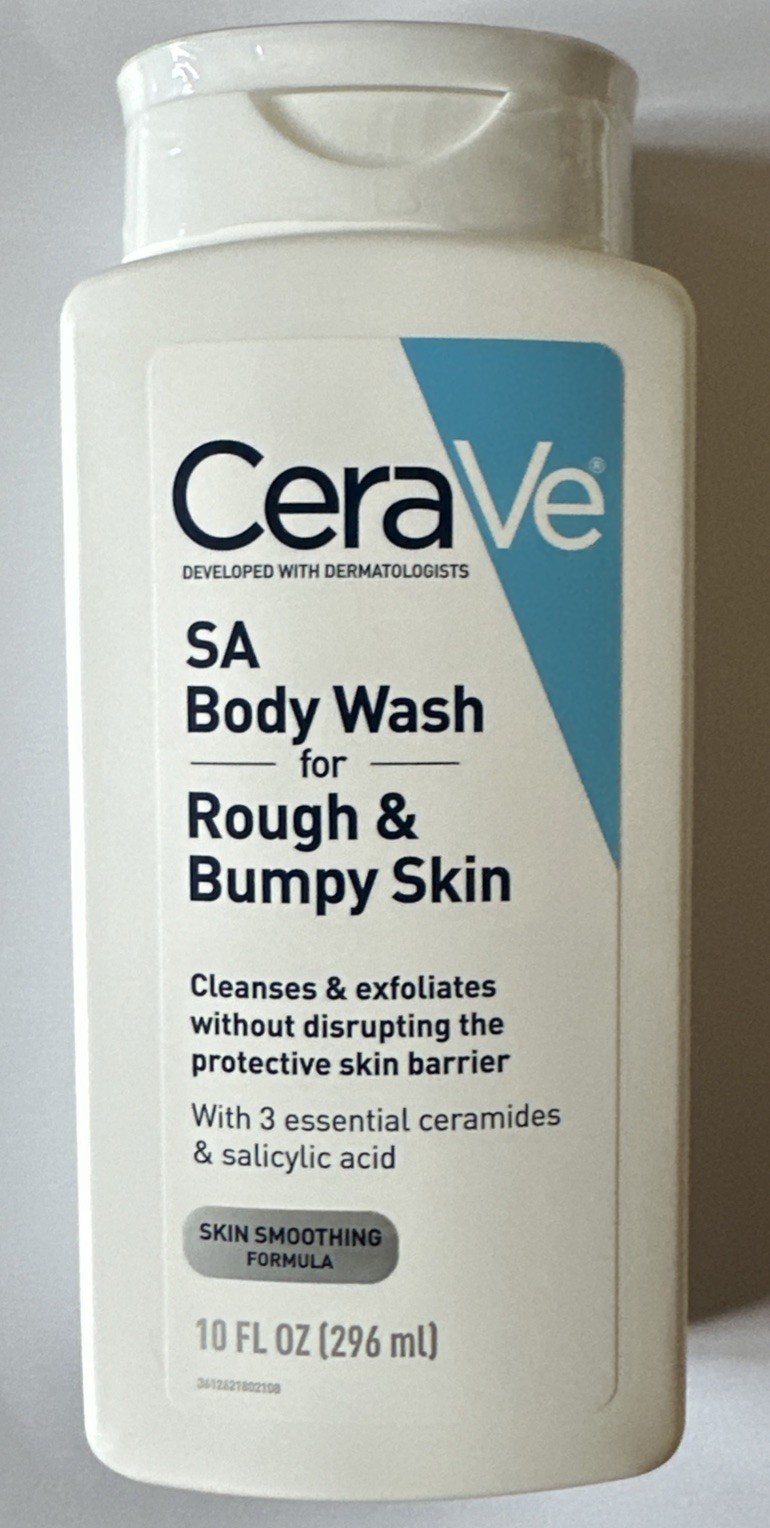 CeraVe Body Wash with Salicylic Acid, Fragrance Free Body Wash to Exfoliate
