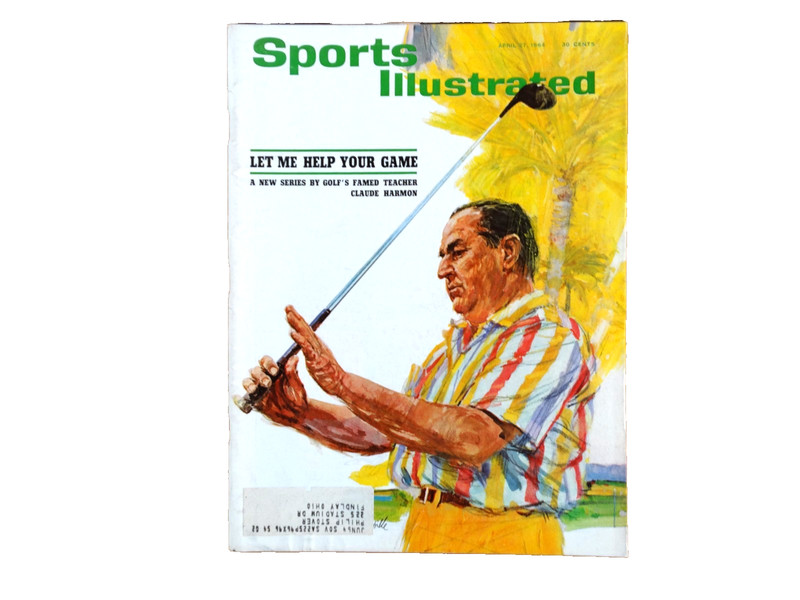 Sports Illustrated – April 27, 1964 – Golf Instructor Claude Harmon