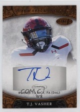 2021 Sage Aspire Bronze TJ Vasher #ASP-131 Auto 11qz