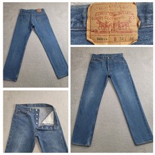 Vintage Levi's 501 XX Jeans Mens 30x31 Blue Original Shrink to Fit Made USA 1994