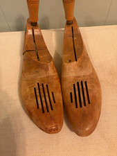 Vintage Miller OAM Co Wooden Shoe Trees Pair Adjustable Cobbler Forms