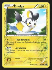 Emolga 32/98 Emerging Powers Reverse Holo Pokemon Card MP