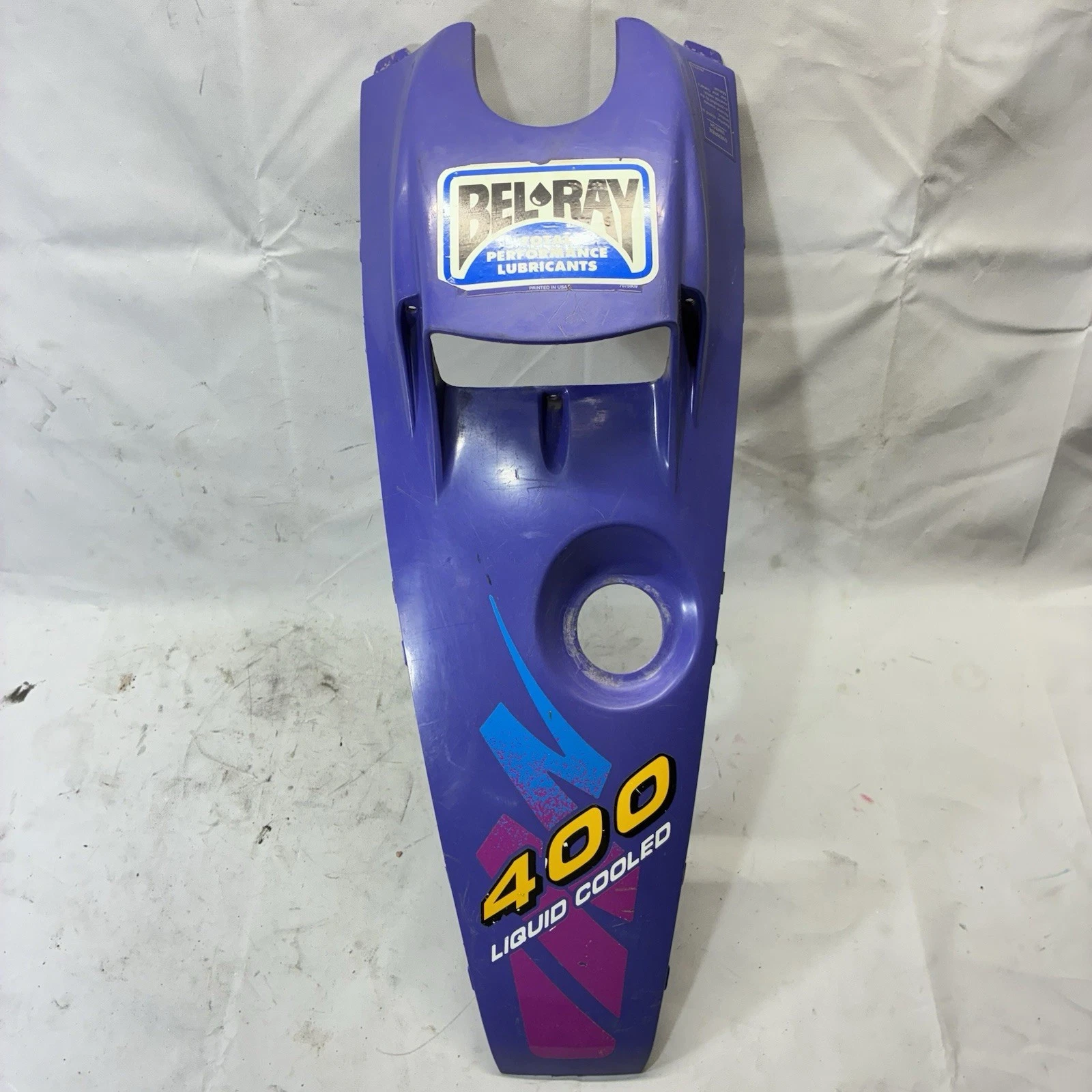 1996-1998 Polaris Sport 400L Front Cowl Plastic Hood Nose OEM 5432179-194 Purple