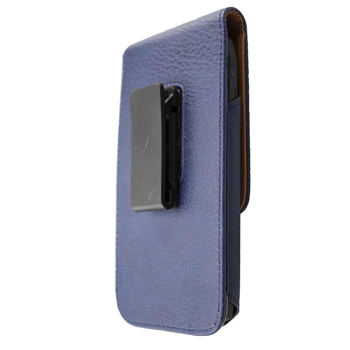 Suncase - Custodia in vera pelle, Tasca Porta Cellulare, Astuccio Cellulare compatibile con Samsung Galaxy A40, linguetta di estrazione e chiusura in