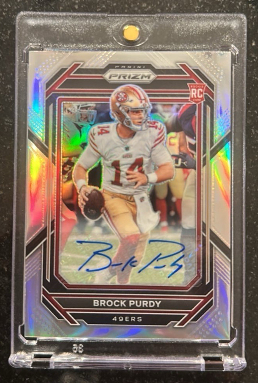 2022 Panini Prizm - Rookies Brock Purdy #353 Silver Prizm Autographs (AU, RC)