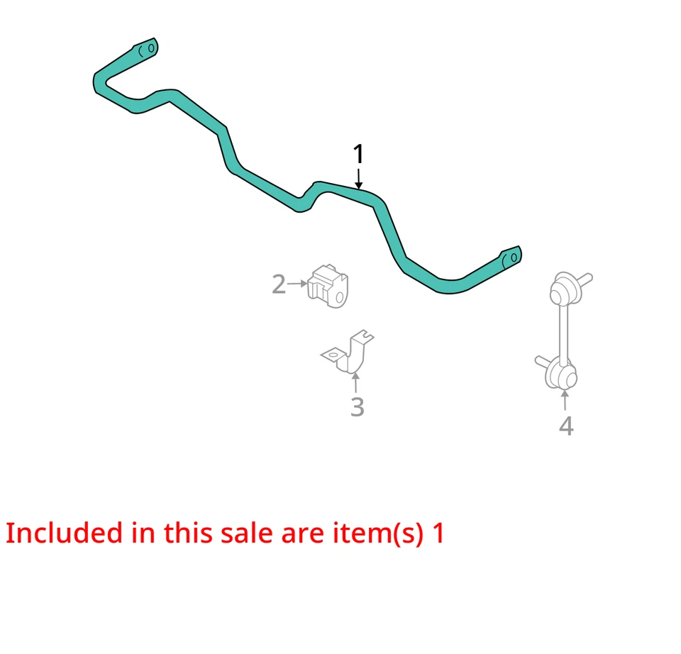 Infiniti M35 2008 tracción trasera barra estabilizadora fabricante de equipos originales 127 k millas - LKQ406832250 Foto 4 de 4