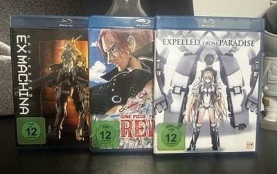 Anime Pack, One Piece Red, Expelled from Paradise & Appleseed EX Machina Blu-Ray