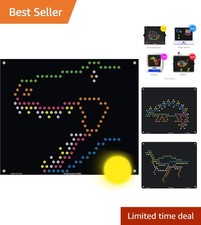 Dinosaur Lite Brite Refill Templates - 10 Multicolor Sheets for Creative Fun